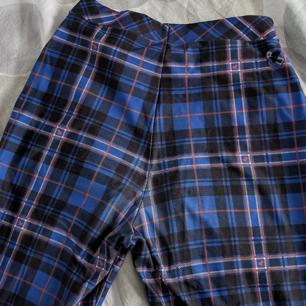 Rare: Harry Potter Ravenclaw Tartan Cuffed Pants | Blackmilk Size Small - Picture 9 of 9
